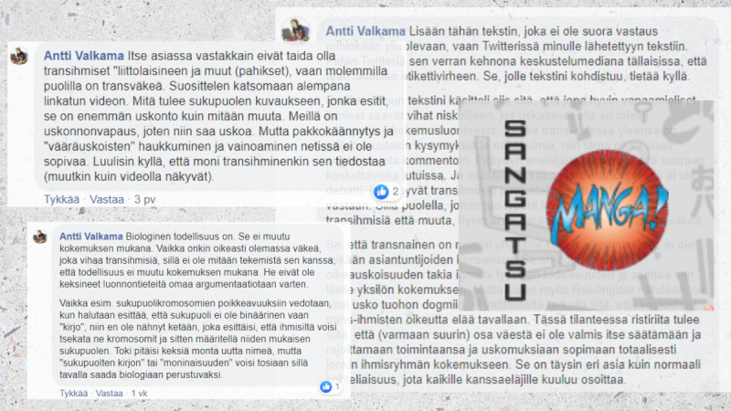 Suomalaisen mangakustantamon toimituspäällikkö julkaisee transvihamielisiä kirjoituksia – työnantaja ja alan toimijat eivät hyväksy