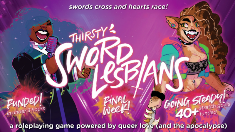 “Miekkalesboja” tulossa roolipelipöytiin – queer-teemainen peli menestyi joukkorahoituskampanjassa